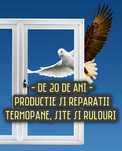 Reparatii  Reglaje termopane I Tampl. PVC, plase site insecte, rulouri
