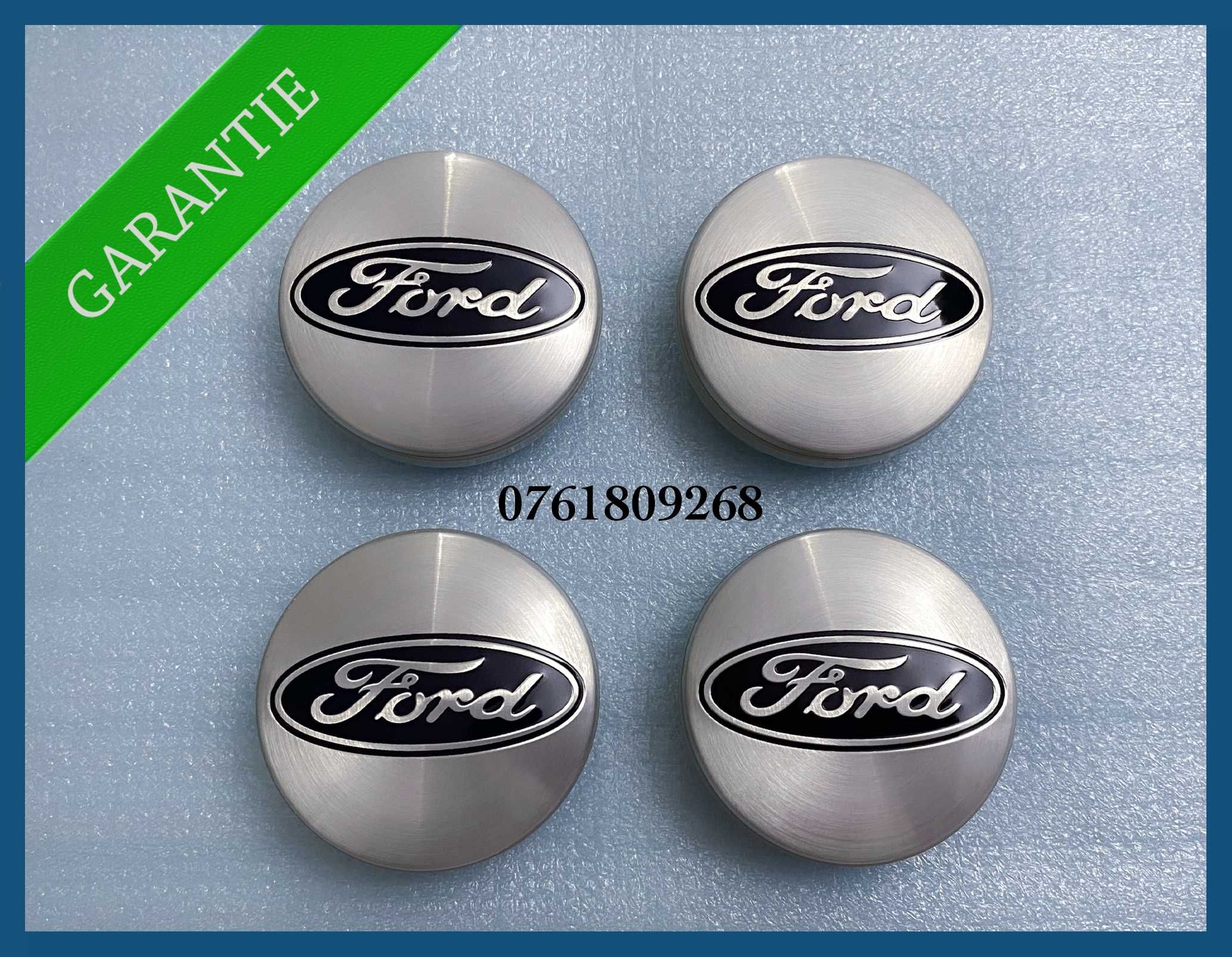 Set 4 capace argintii 54mm 6M211003AA jante aliaj originale Ford