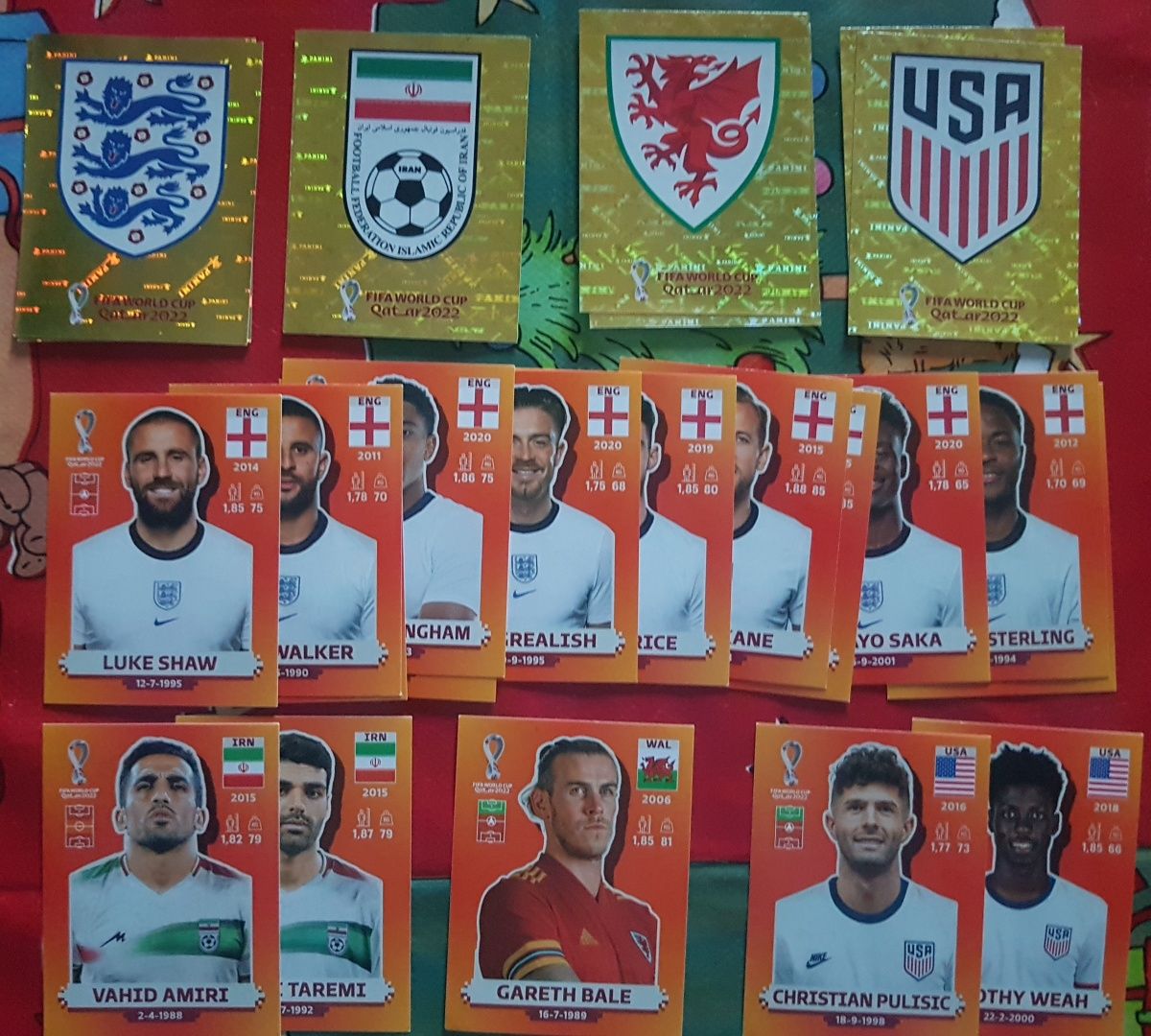 Stickere Panini Qatar 2022