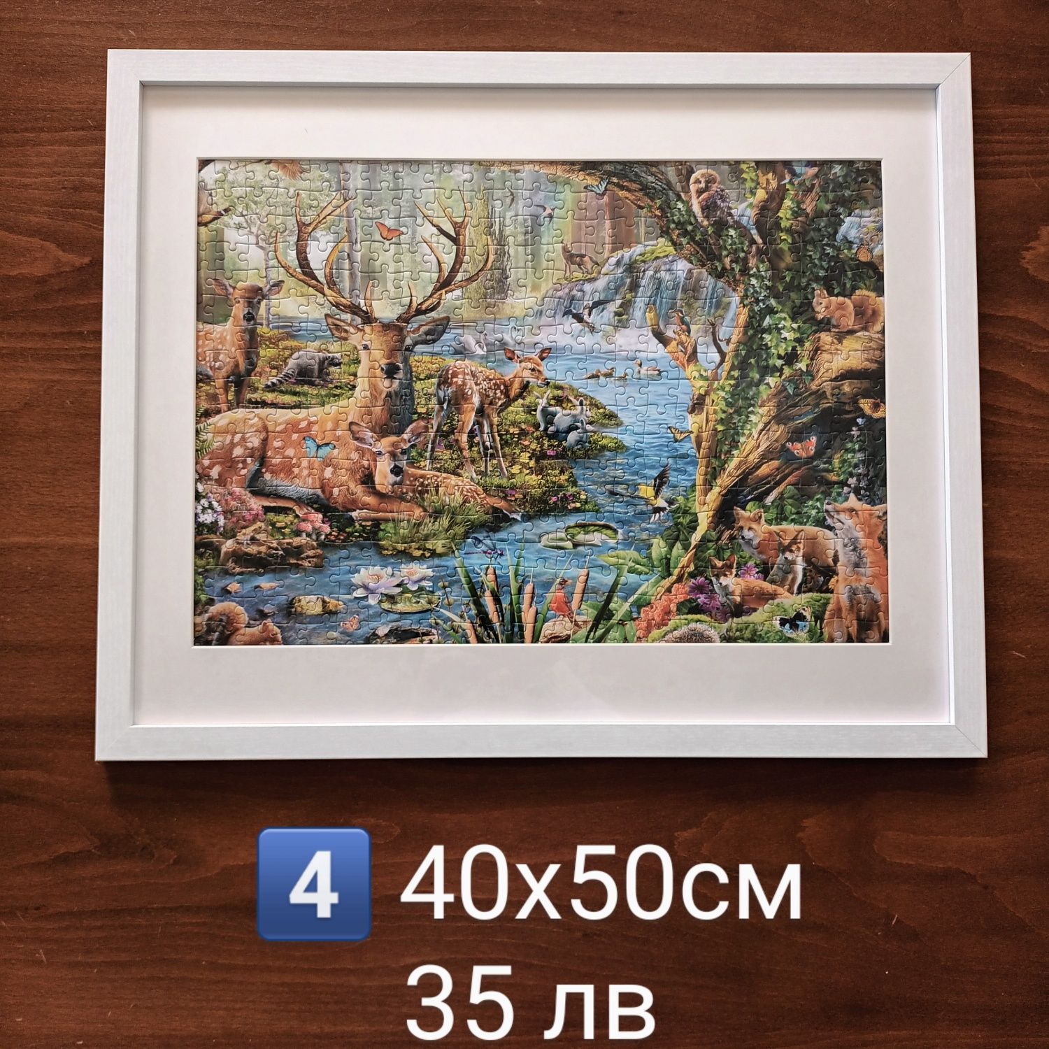 Картина-пъзел в рамка 40х50см