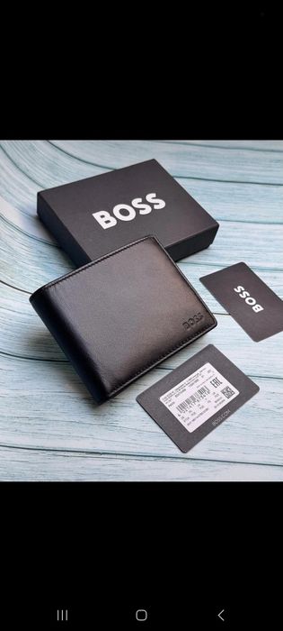 Портмоне мужское 100% кожа Original BOSS