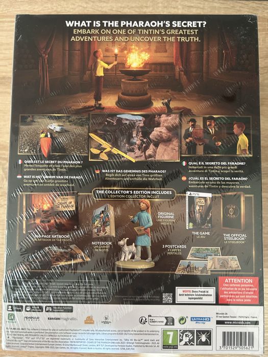 Tintin reporter CIGARS OF THE PHARAOH/ колекционерско издание