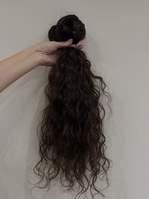 Естествена коса 100%, къдрава