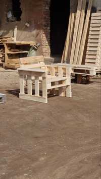 Комплект готовой мебели для веранды и террас из дерева из паллет