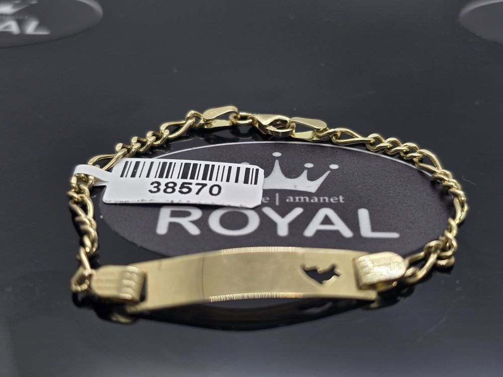 Bijuteria Royal: Bratara aur Nou 14k /3.01 gr