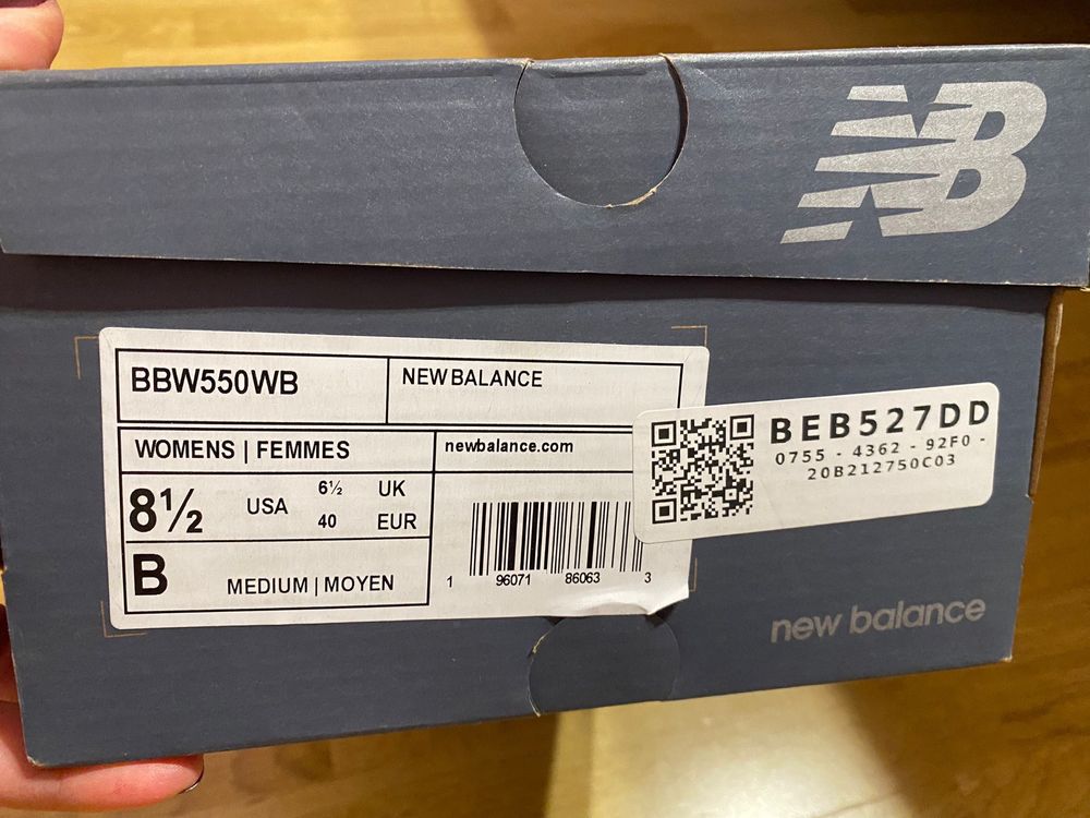 Adidași unisex New Balance 550 NOI originali,vin in cutie