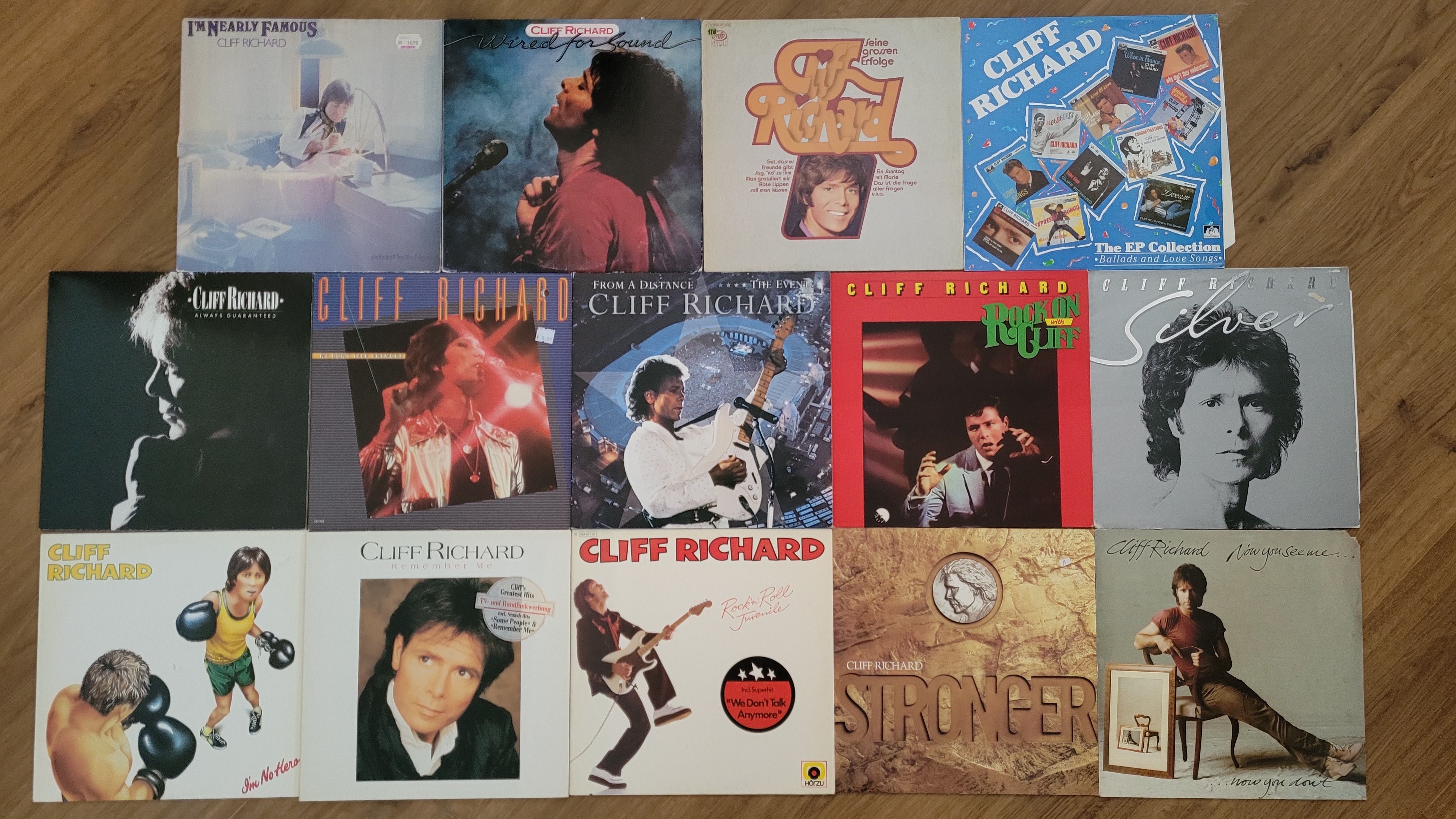 Oldies Vinil LP Lot: Jerry Lee Lewis - Jerry Butler - Cliff Richard