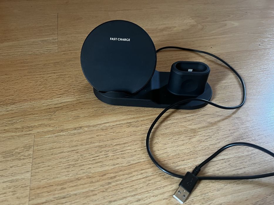 Incarcator 3 in 1 wireless fast charge