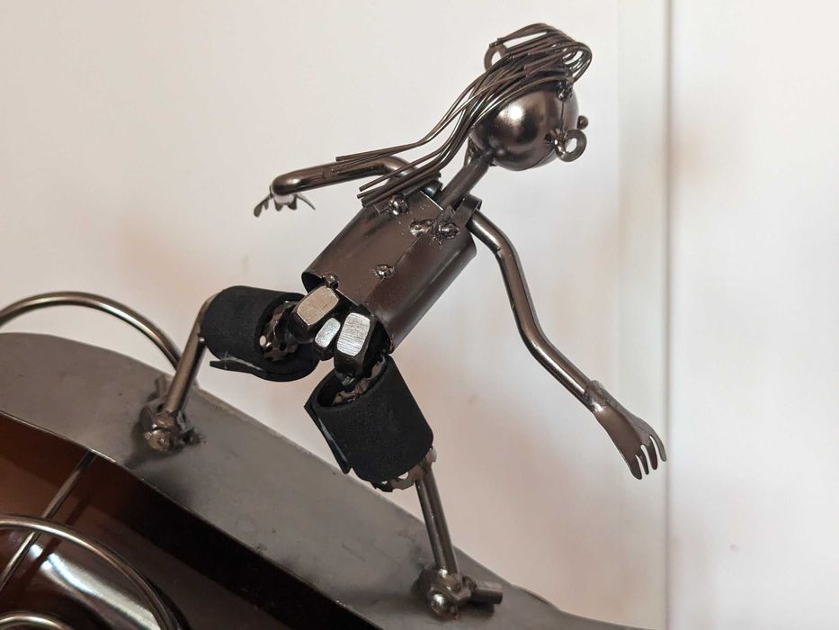 Suport Surfer handmade pentru sticle vin, perfect pt cadou
