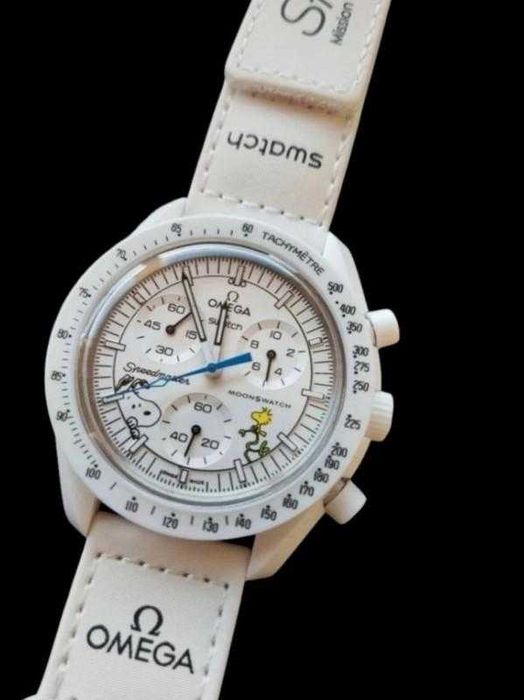 CEAS SWATCH X OMEGA MISSION TO MOON Snoopy`s Fan Version - Chronograf