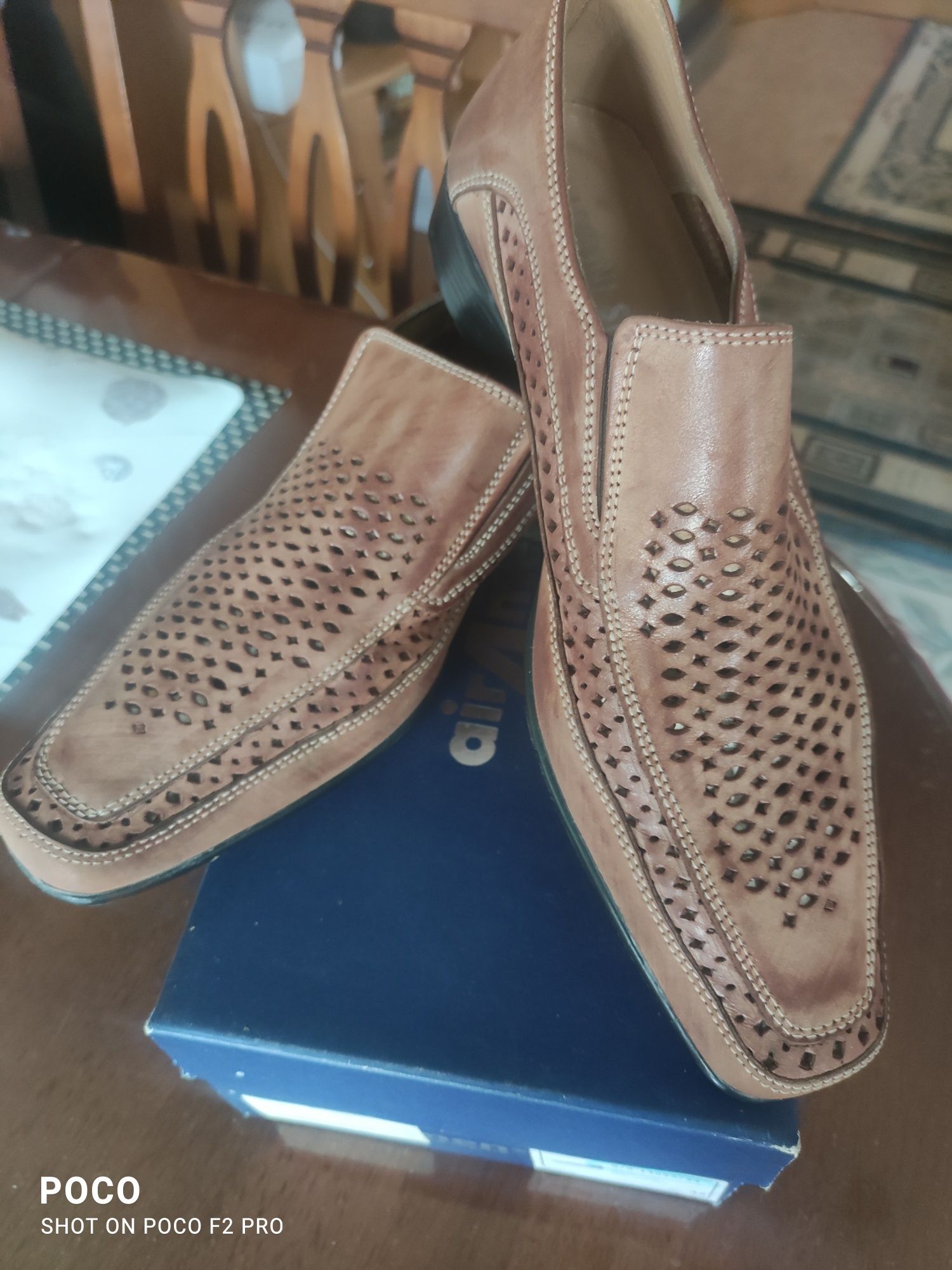 Туфли мужские кожаные пр-во Турция продам рр41-42 бу