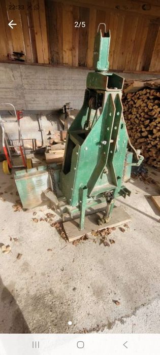 Troliu forestier în tiranti KRASSER 2 reductoare 5.5 Tone 100m cablu