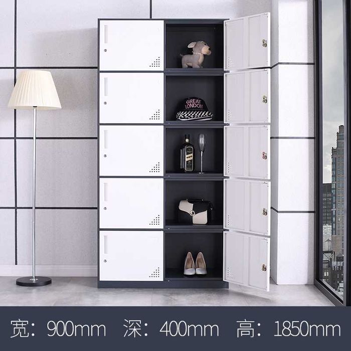 Ofis uchun 0.8 mm po‘latdan yasalgan kitob shkafi, ishonchli saqlash