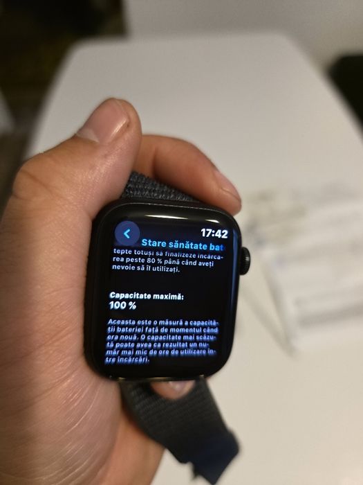 Vând Apple S9 GPS 45mm Midnight