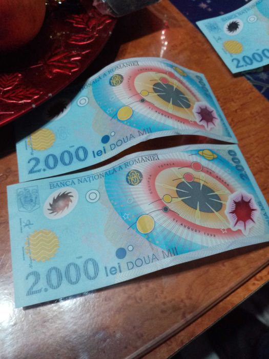 Bancnote eclipsa 2000 lei 1999