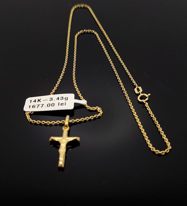 Bijuteria Royal lant din aur 14k 3.43 gr