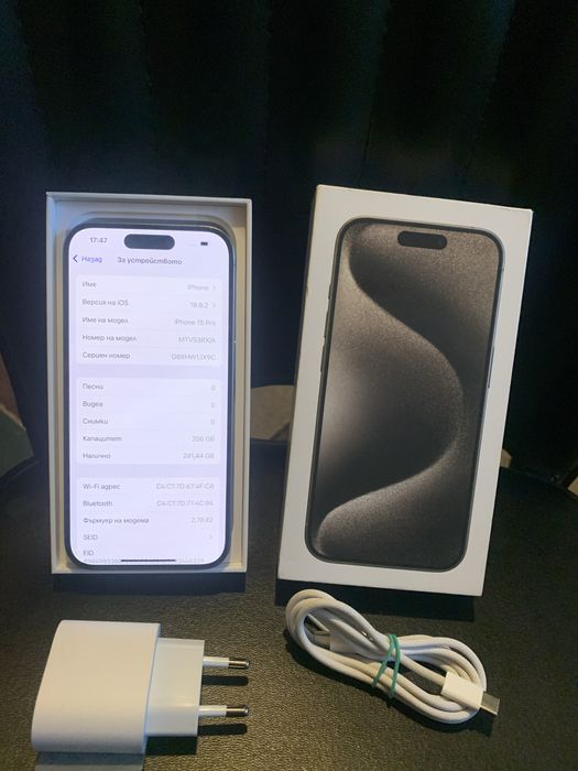 Iphone 15 Pro 256 gb - natural titanium