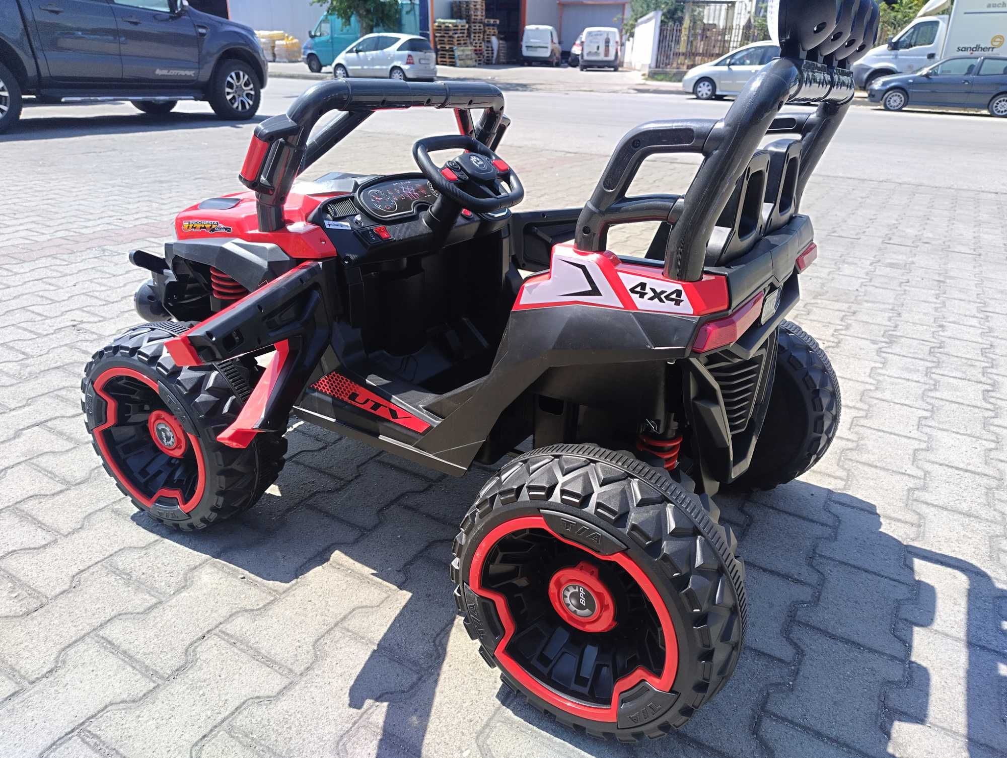 AFRICA двуместен акумулаторен джип JAKARTA 4x4 червен