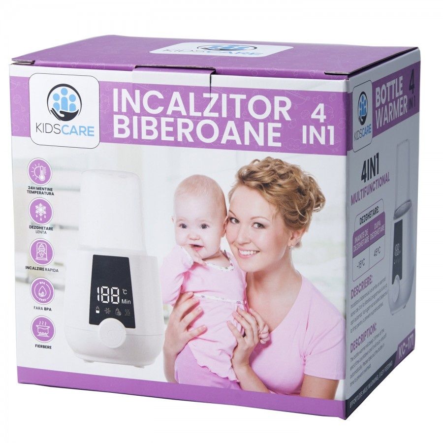 Incalzitor biberoane 4 in 1 Kidscare KC171 cu afisaj digital