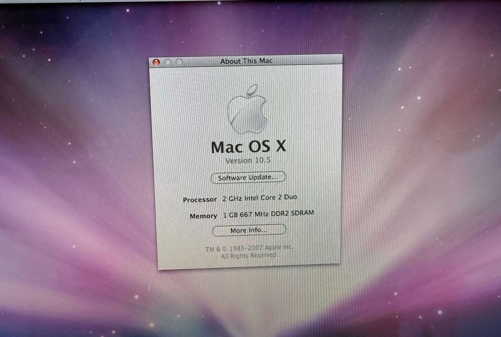 Laptop core2duo - Macbook A1181 - functional-instalat