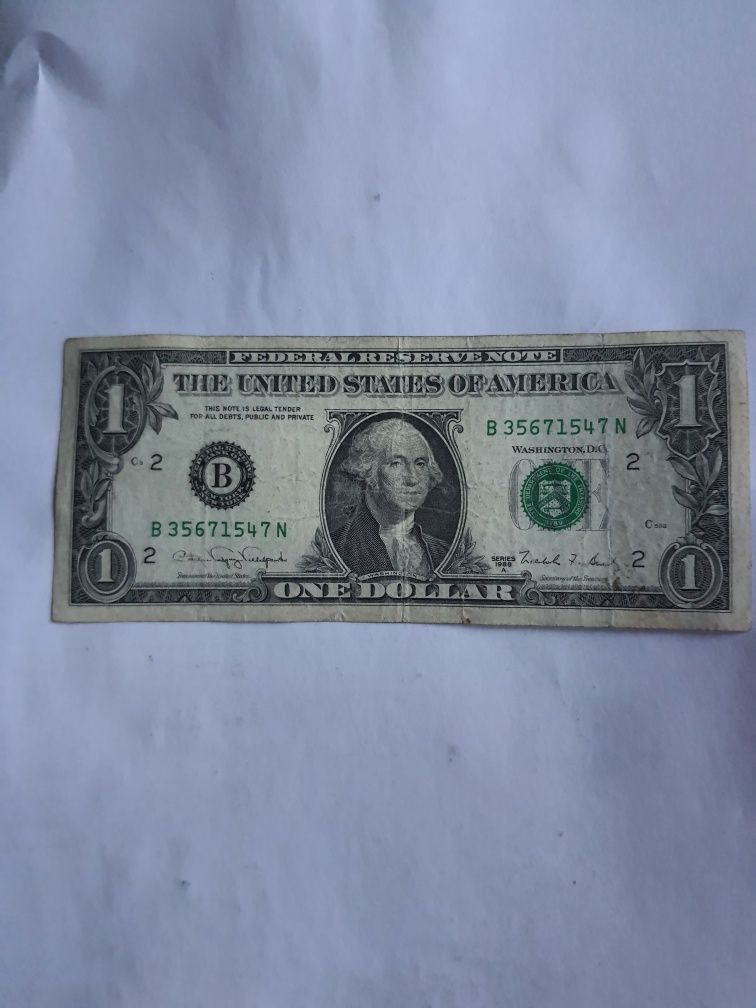 Bancnote 1 dolar an 1985-1995