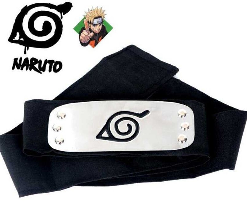 Set 8 accesorii bandana colier arme Naruto Shippuden Sasuke Anime