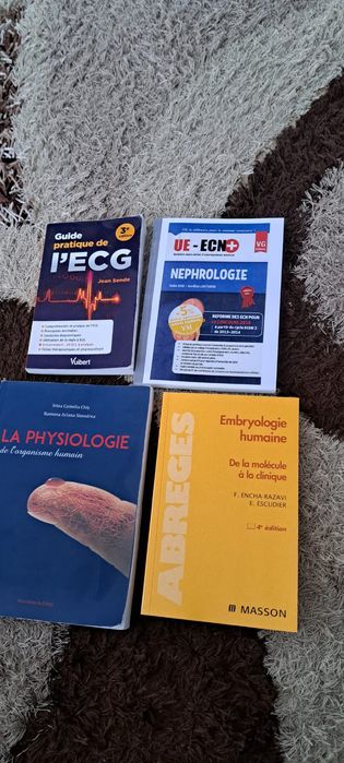 Vând carti de medicina in limba engleza și franceza  pt studenți