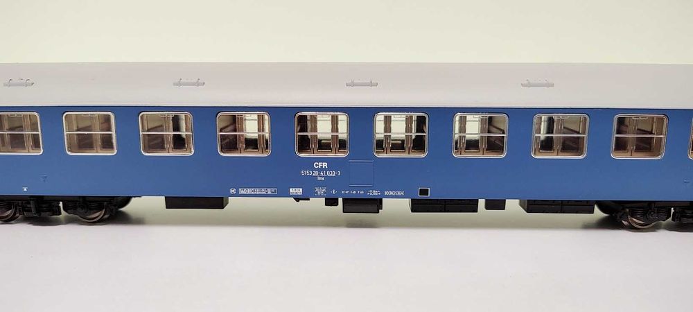 macheta vagon compartimentat CFR din setul Sachsenmodelle 14009 H0