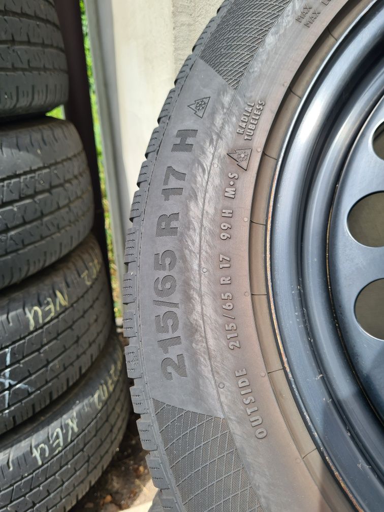 Roti complete 215/65R17,Vw Tiguan/T-Roc,Skoda Karoq, AudiQ3,Seat Ateca