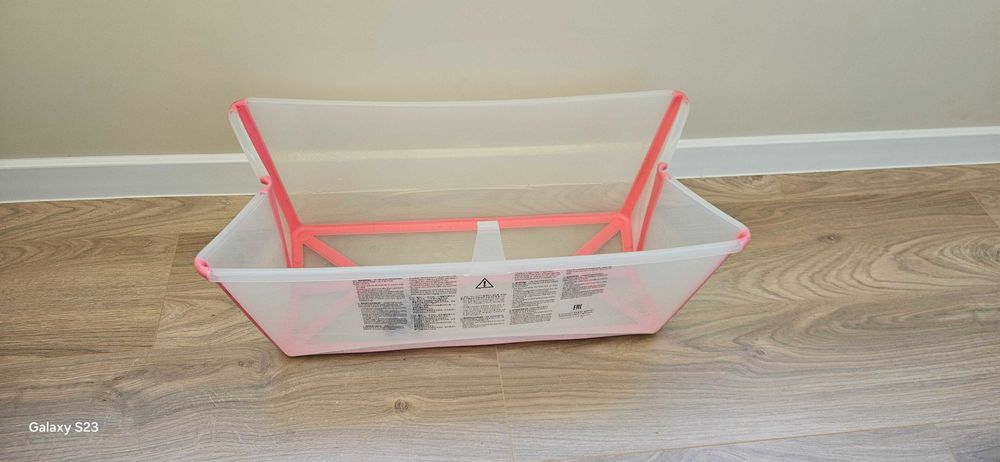 Сгъваема ванa за къпане Stokke Flexi bath с подложка