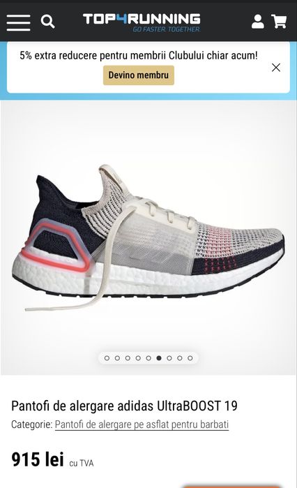 Adidas Ultraboost 19... marime 36 2/3