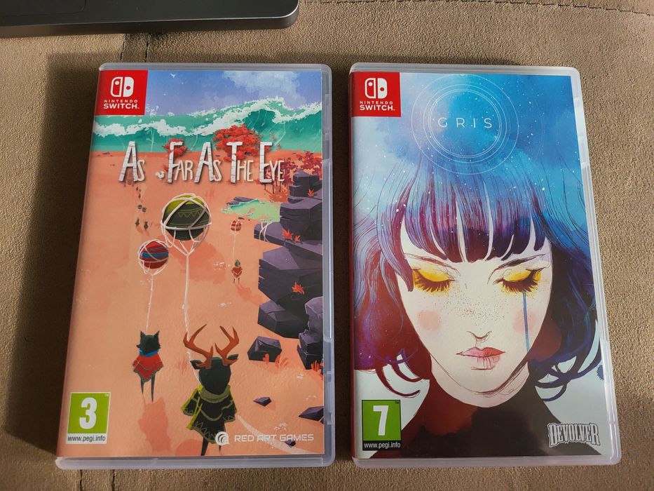 Gris и As Far As The Eye Nintendo Switch