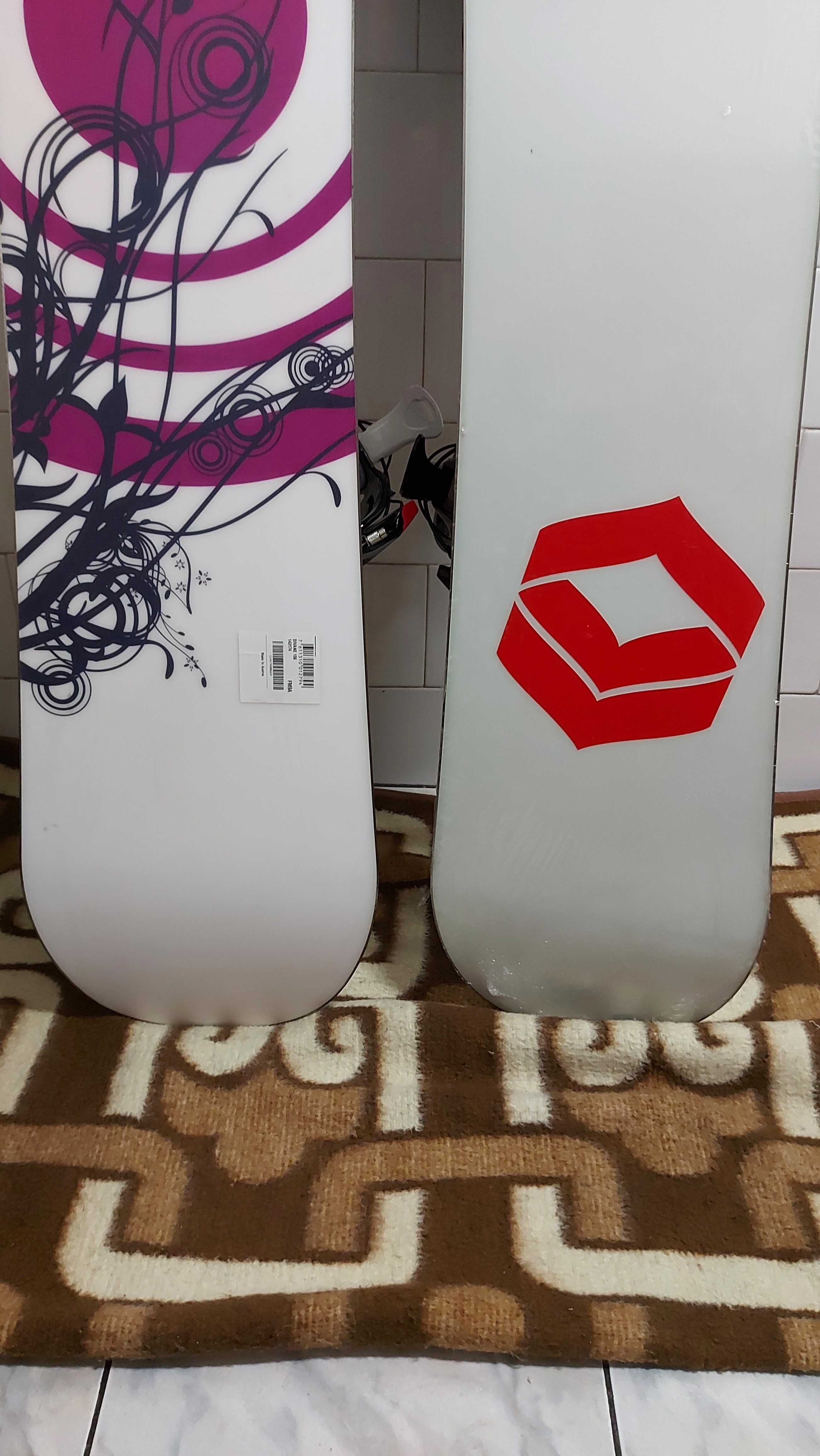 Placi placa noua noi snowboard 156 si 130 cm cu legaturi flow noi