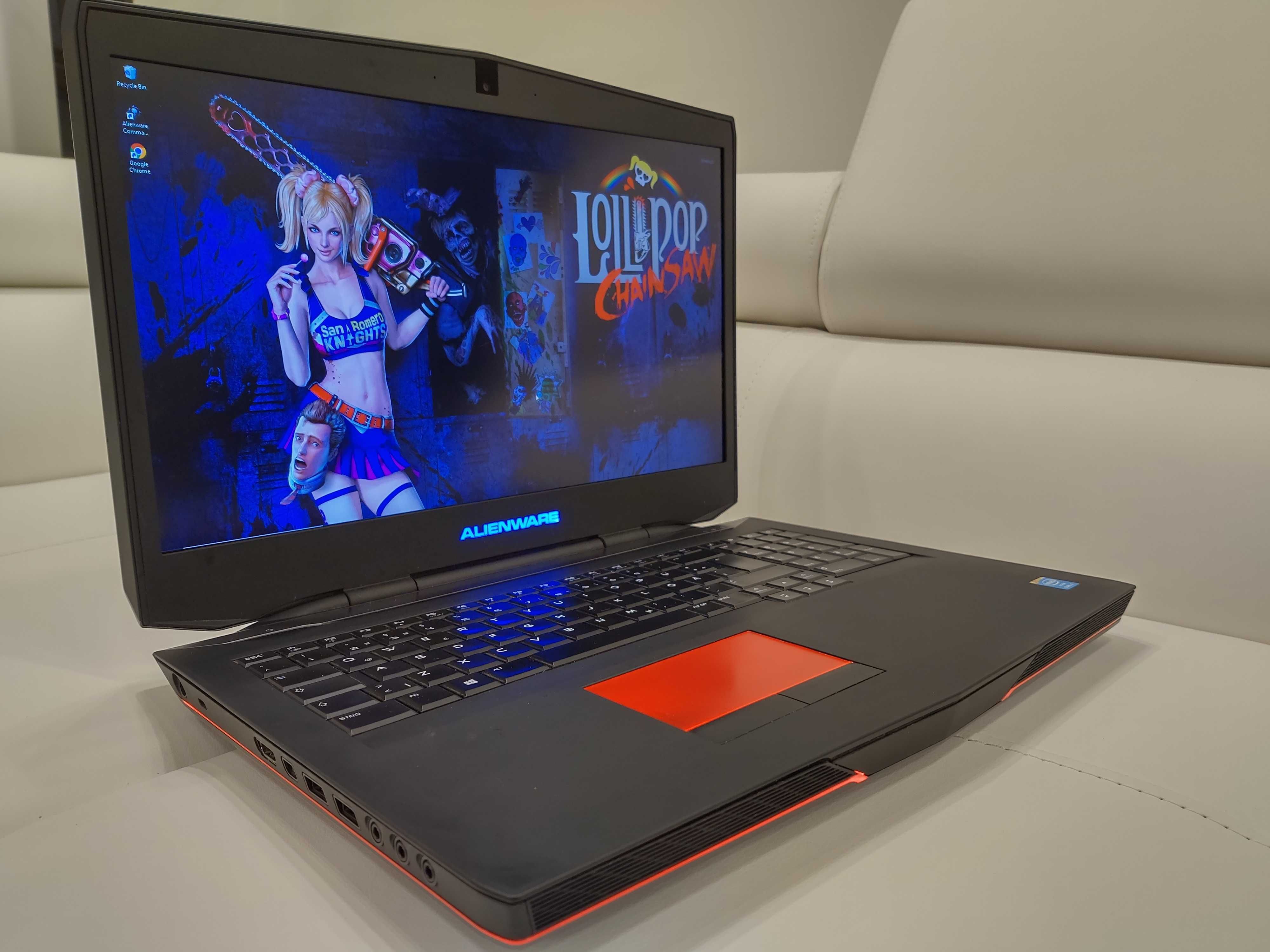 Laptop gaming ALIENWARE ,intel core i7, video 6 gb nvidia ,17,3 inch
