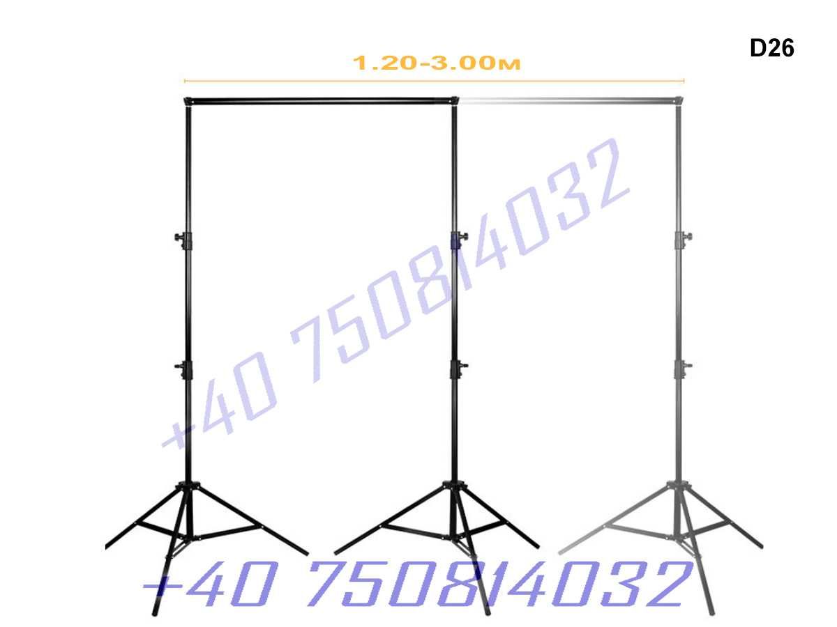 Set Suport Cadru Fundal Studio Stand Telescopic 3x3m