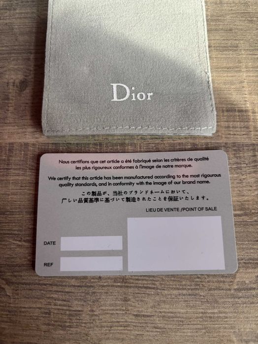 Пръстен Dior с оригинална кутия, торбичка и сертификат
