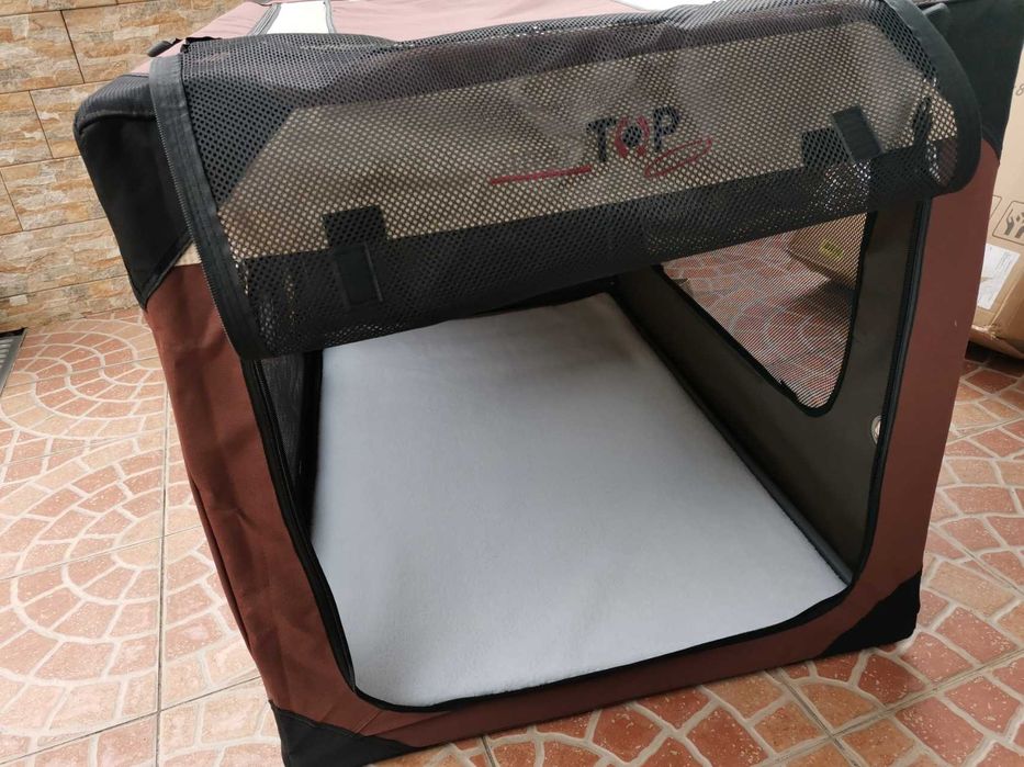 Cutie de transport pt. caini KARLIE Smart Top De LUXE, XL, 106x71x69cm
