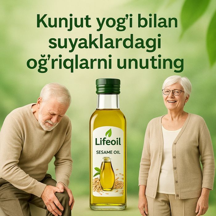 Kunjut yog'i tabiiy mahsulot