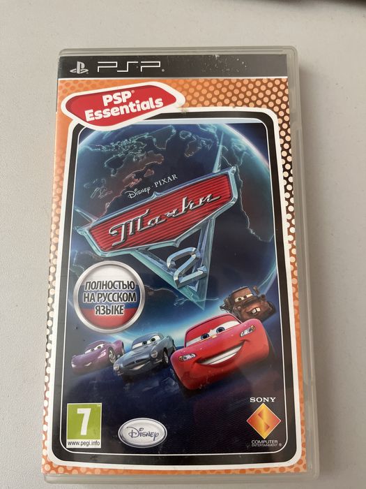 PSP игра Тачки 2 (UMD + коробка)