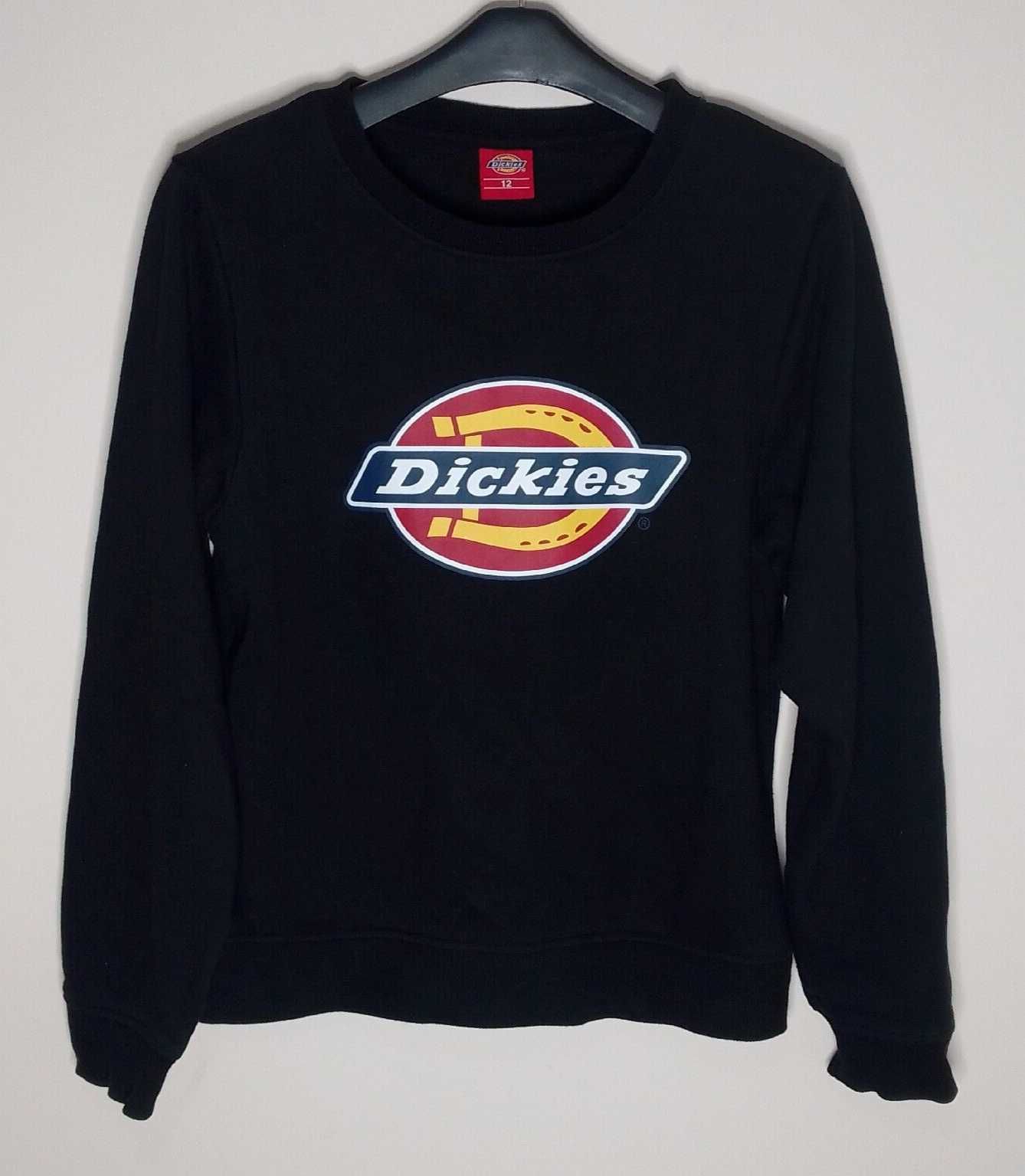 Dickie's Logo Sweater , черна блуза XL  , размер ХЛ  - DICKIES