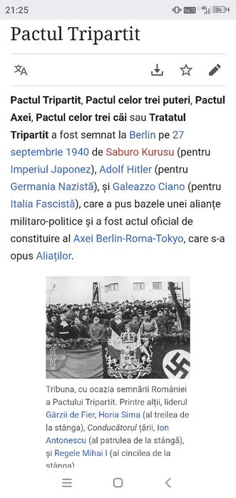 Album vechi rar foto ww2 armata germana în Romania , Pactul Tripartit