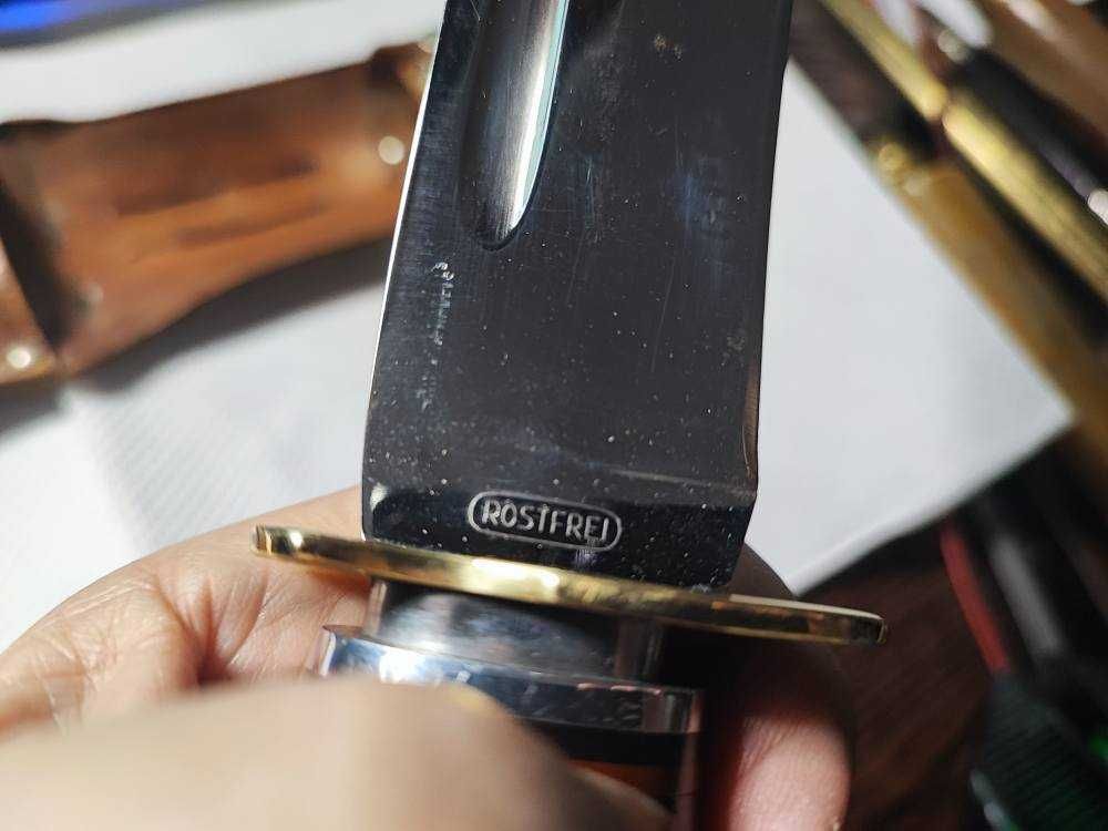 Cutit vintage de vanatoare german Rostfrei