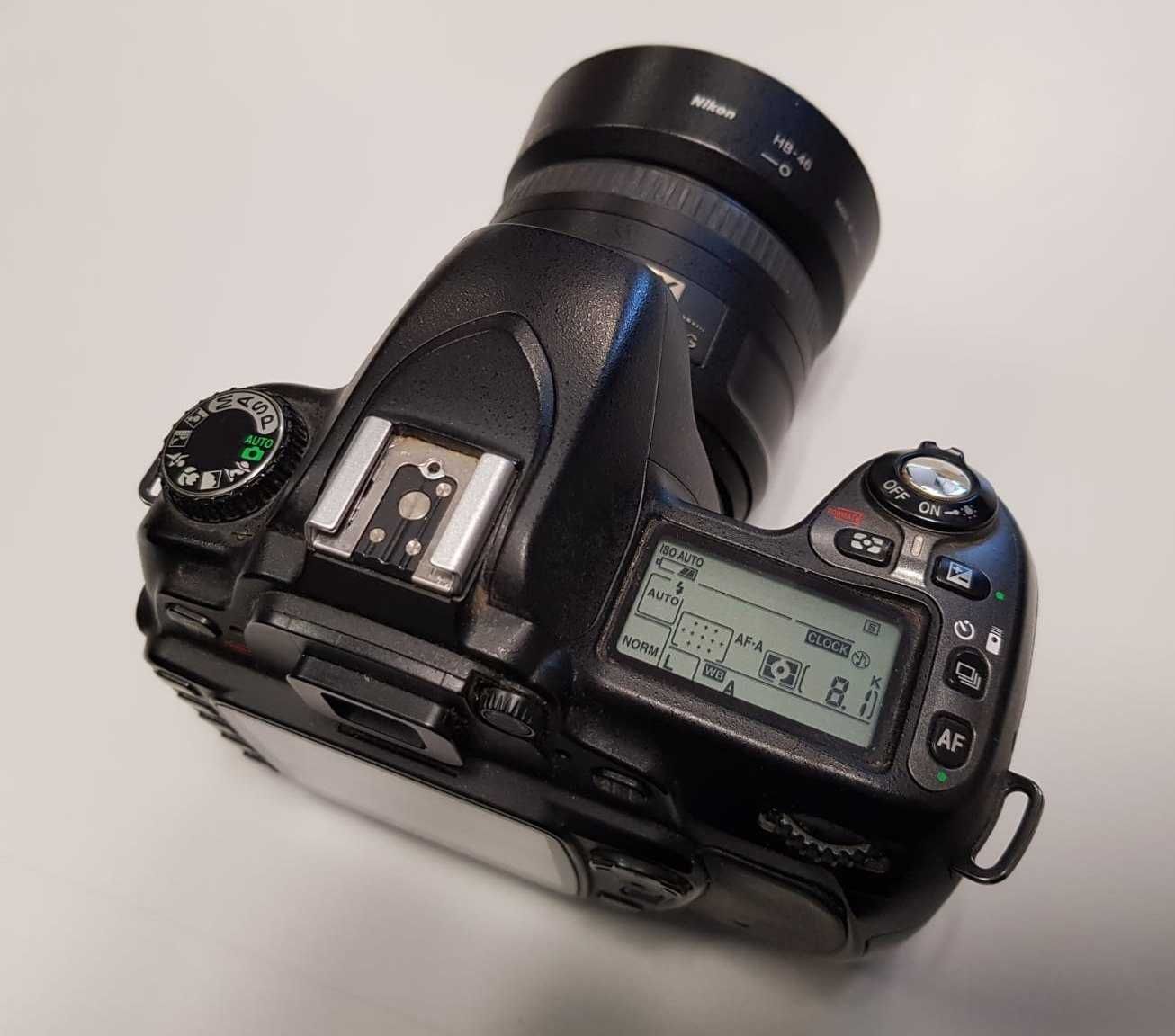 Aparat foto DSLR Nikon D80 + Obiectiv Nikkor F/1.8G AF-S DX