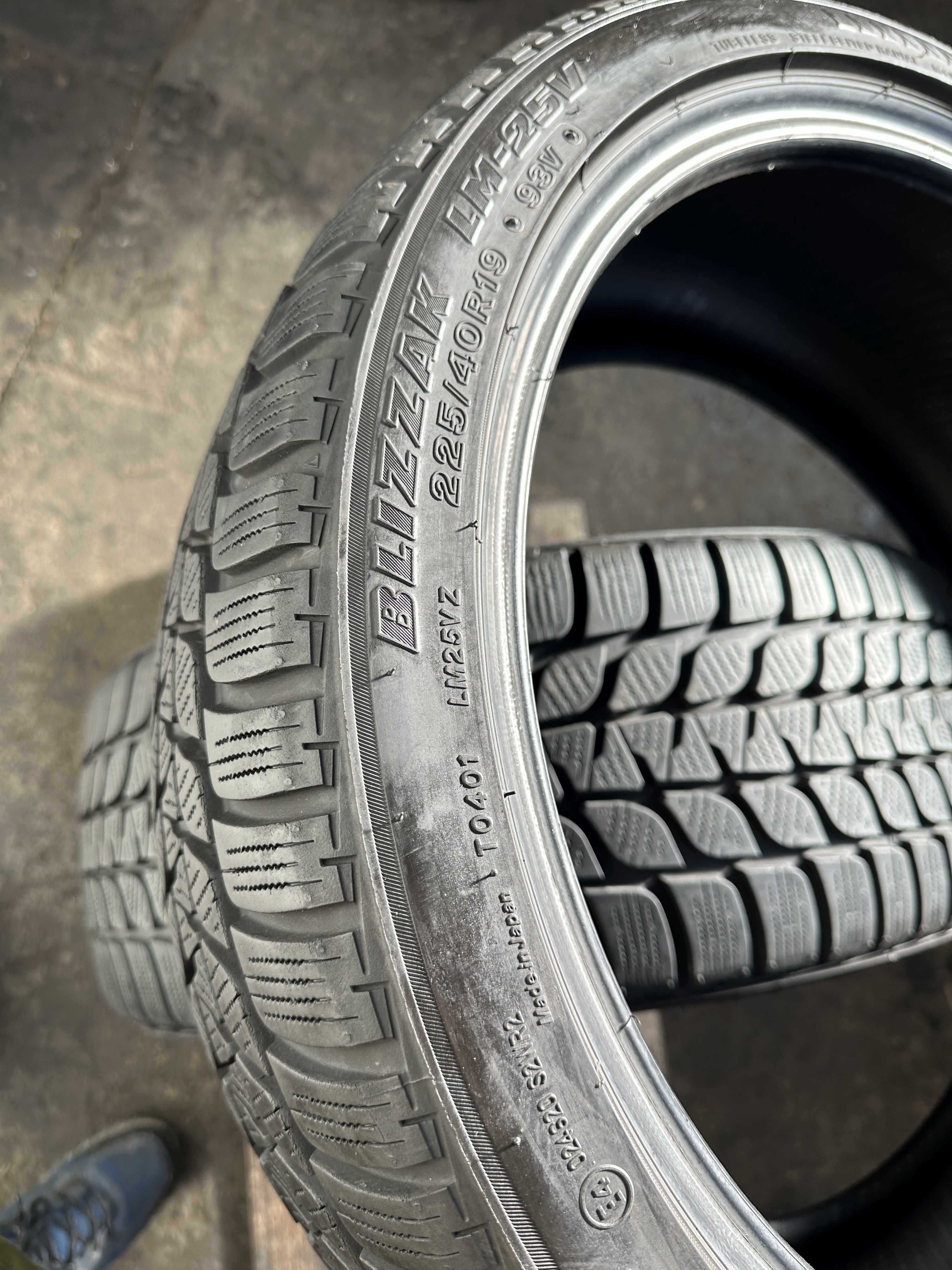 SET 2 Anvelope Iarna 225/40 R19 93V BRIDGESTONE Brizzak LM 25V