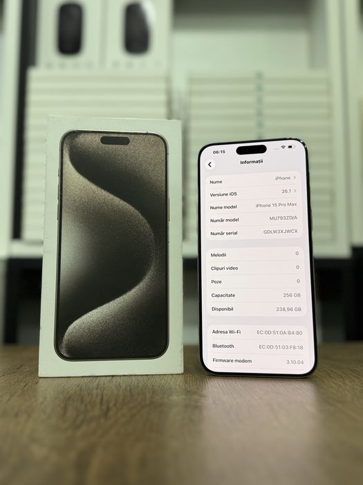 iPhone 15 Pro Max 256 GB * Grand * Garantie 1 AN