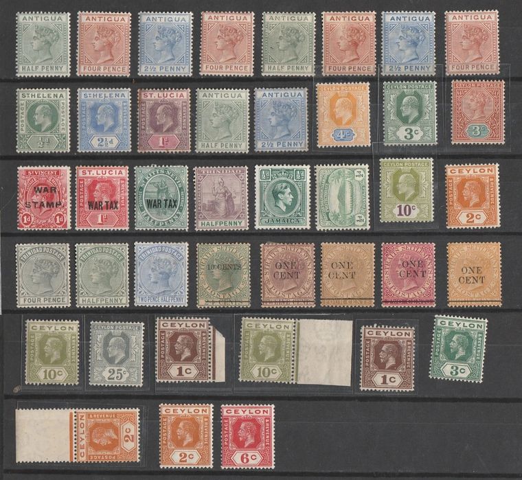 Timbre de colectie coloni Anglia Marea Britanie  nestampilate