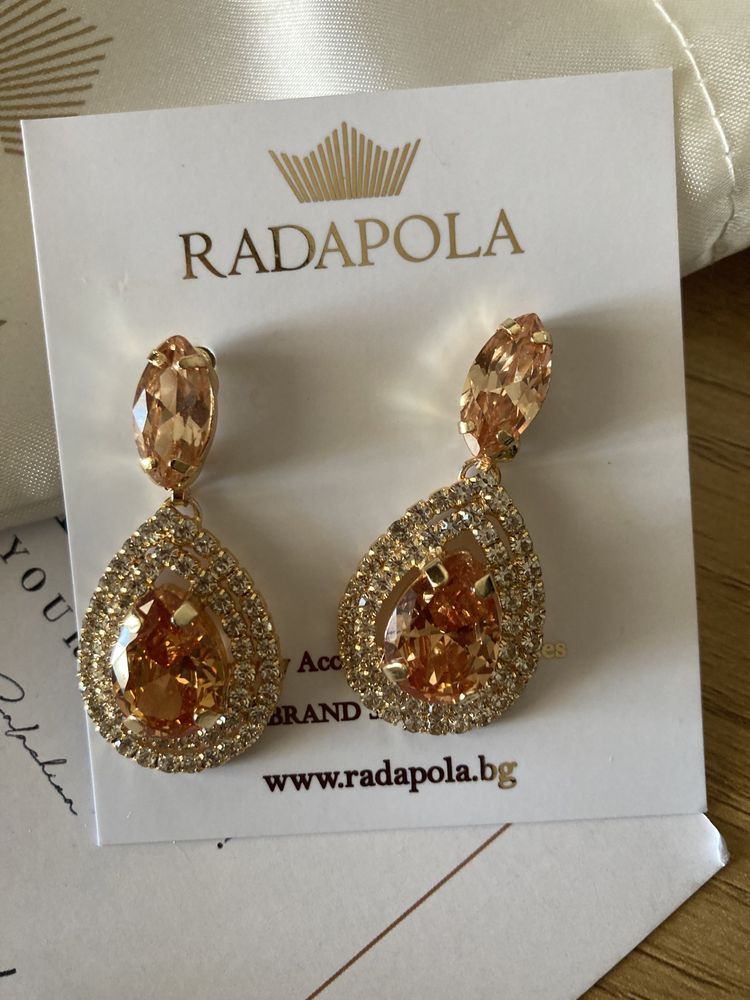 Обеци Radapola swarovski