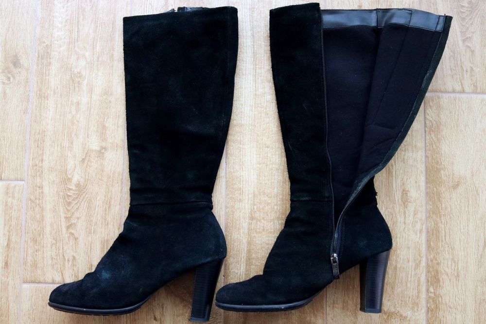 Зимни ботуши от естествен велур