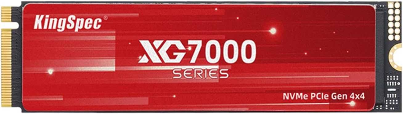 KingSpec 4TB Gen PCIe 4x4 M.2 2280 NVMe SSD,R/W Viteza 7400/6600 MB/s