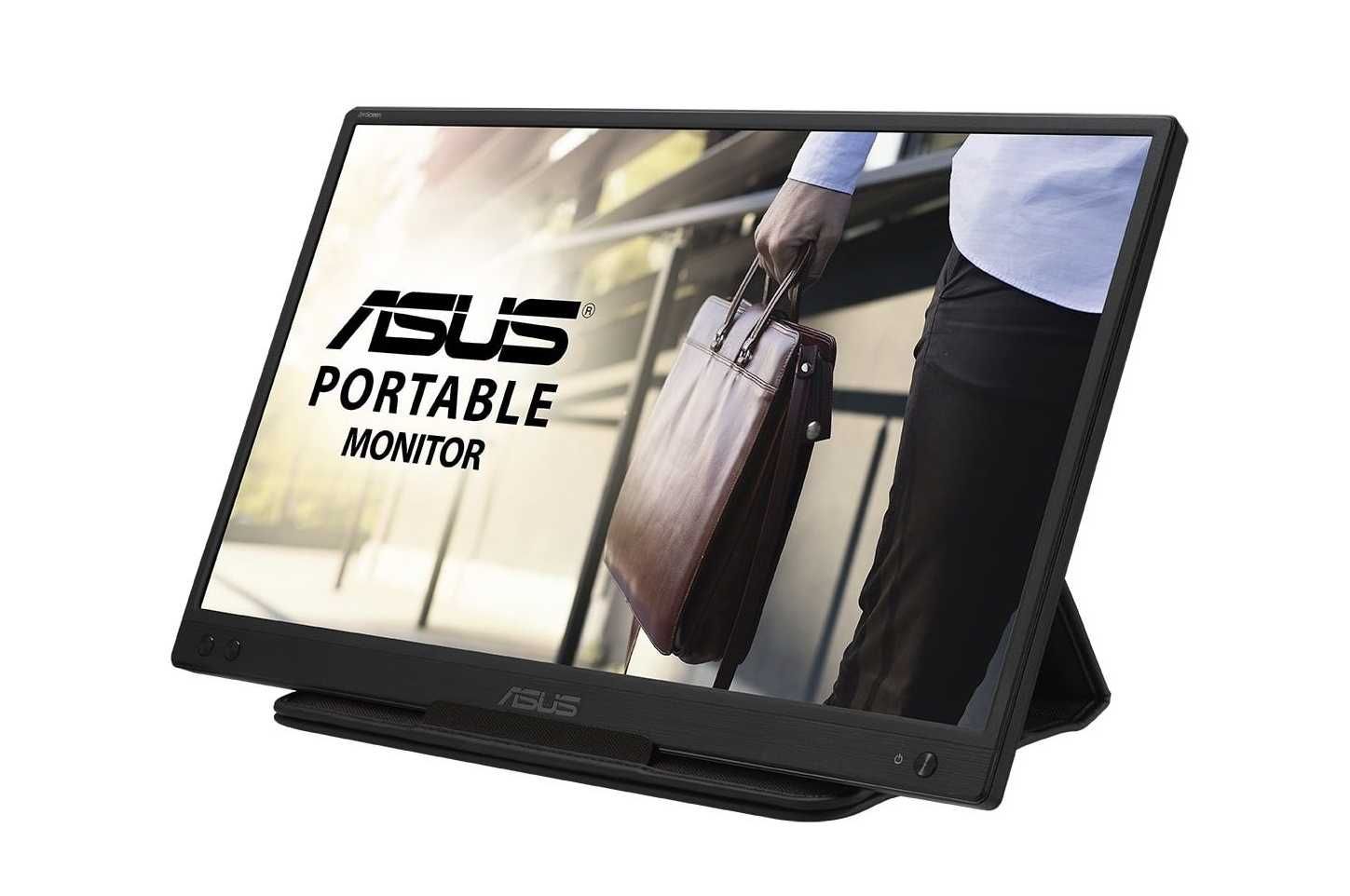 Монитор ASUS - ZenScreen MB166C, 15.6'', FHD, IPS, Anti-Glare, черен